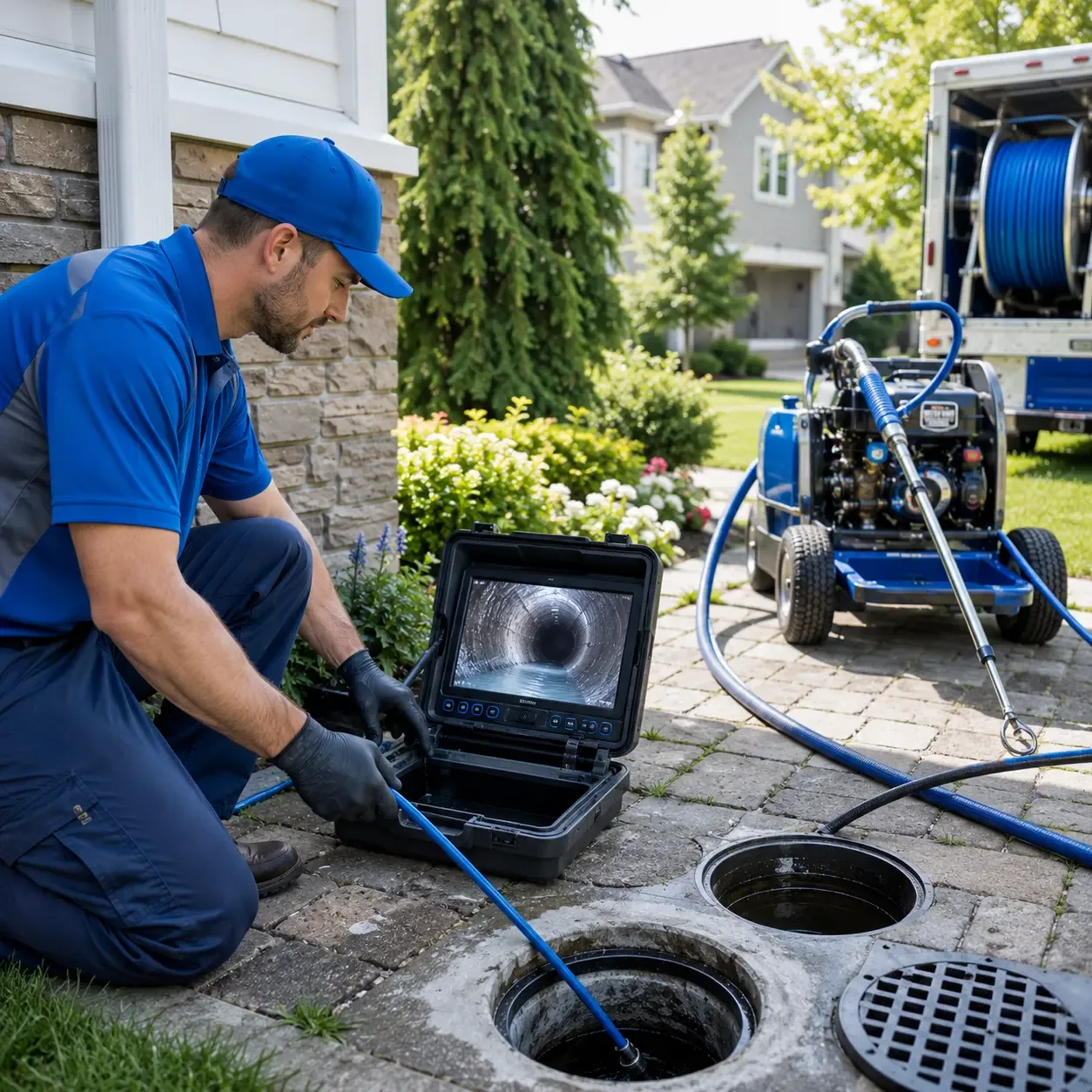 Outdoor drain cleaning professionals serving Herbster, WI